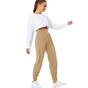 Halara High Waisted Elastic Waistband Casual Joggers Size Medium Petite
